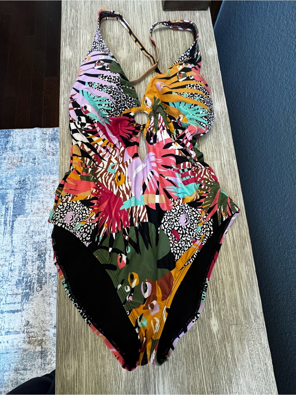 Bleu Rod Beattie Tropical Multicolor One-Piece Swimsuit